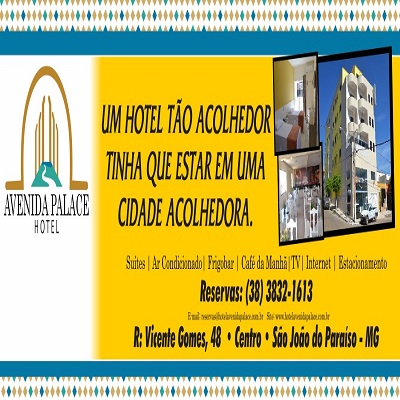 Avenida Palace Hotel São João do Paraíso MG